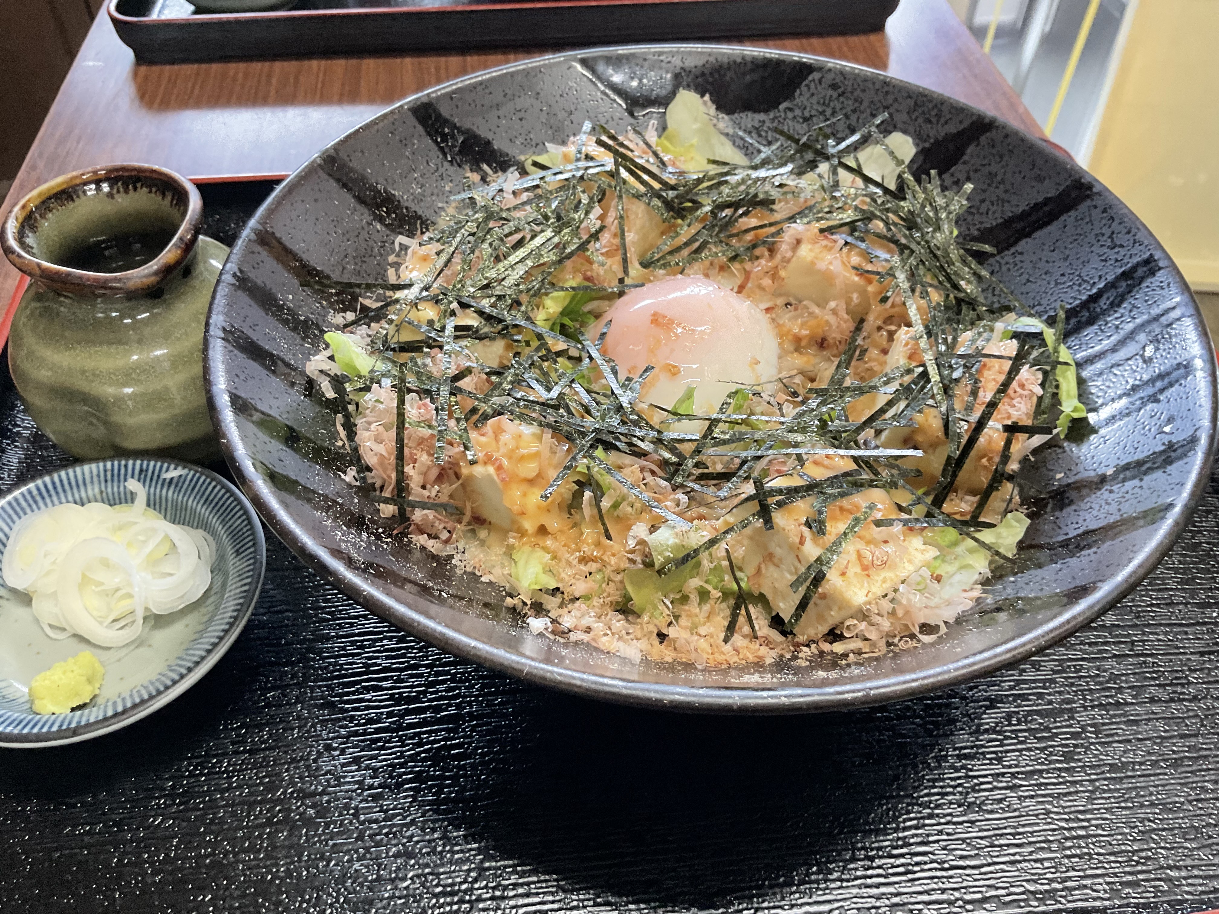 あたご亭の今月のそば